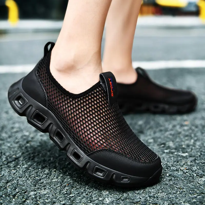 

Big Size Summer Slip on Shoes Men's Sports Shoes Sport Men Black Men Sneakers Men's Running Sport Shoes Kids Trainers GME-1579