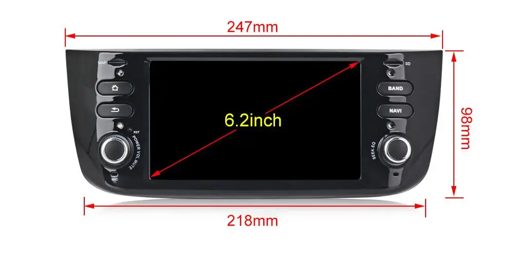 MEKEDE ips DSP Автомагнитола 6,2 дюймов Android 9,0 4+ 64G видео-выход автомобильный dvd-плеер для Fiat/Linea/Punto 2012