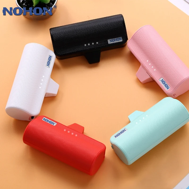 NOHON мини Тип C Интерфейс Карманный заряд Power Bank для Huawei Xiaomi телефон зарядное