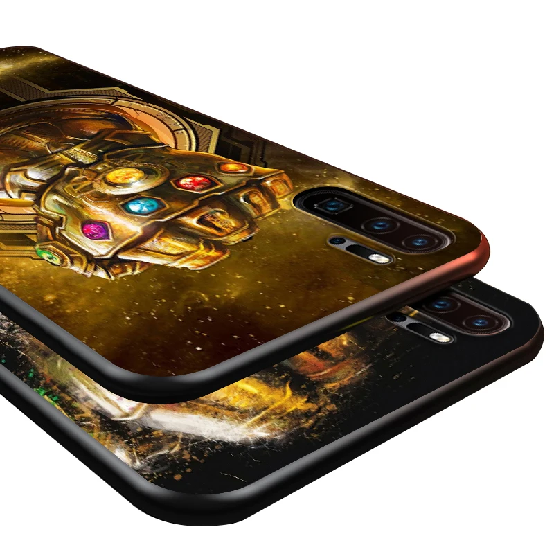 

Marvel infinity stone For Huawei P8 P9 P10 P20 P30 P40 P50 Lite E RU Pro 2017 2019 mini TPU Black Phone Case