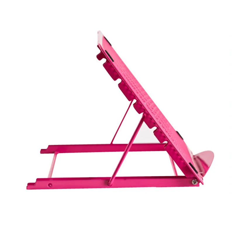 

1PC Tablet Desktop Stand Foldable Adjustable Tablet Holder 6-gear Adjustment Easy Heat Dissipation 5 Colors
