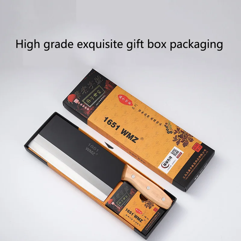 Домашний кухонный нож Железный титановое покрытие прочный нарезки овощей и мяса