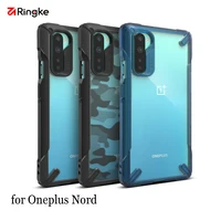 ringke fusion x for oneplus nord case dual layer pc clear back and soft tpu frame hybrid heavy duty drop protection cover