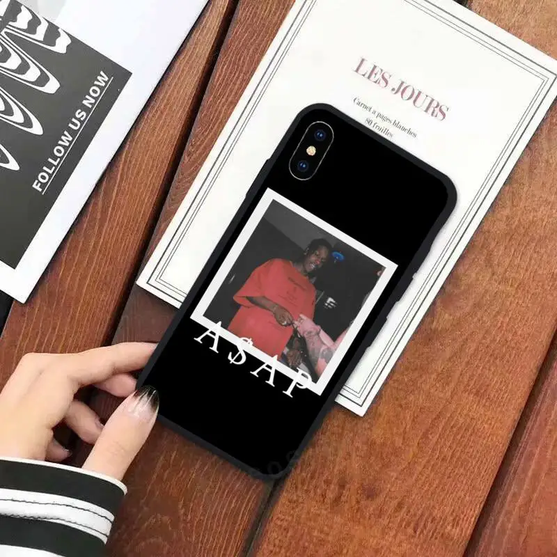 

Asap Rocky famous Rapper Phone Case for iPhone 11 12 mini pro XS MAX 8 7 6 6S Plus X 5S SE 2020 XR luxury design shell cover
