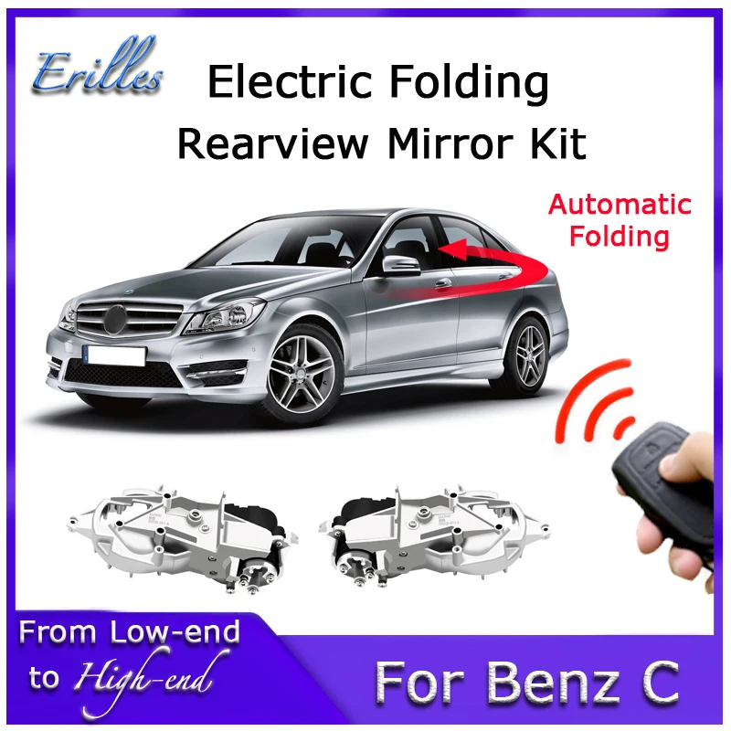 

For Mercedes Benz C C200L C180 2014~2021 Auto Intelligent Automatic Car Electric Rearview Side Mirror Folding System Kit Modules