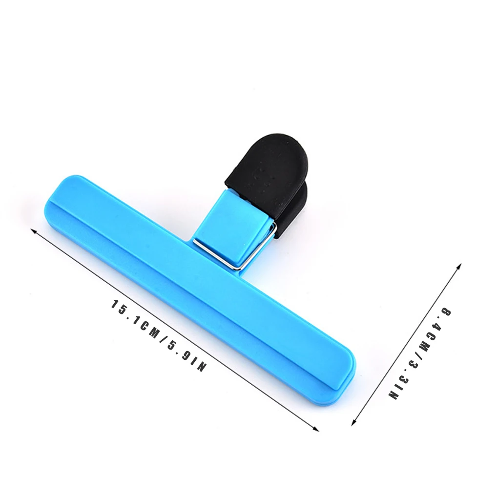 

6Pcs/lot Multifunction Bag Chip Clips, Fresh Food Clips Photo File Clamps, Assorted Colors Air Tight Seal Grip for Kitchen Seal