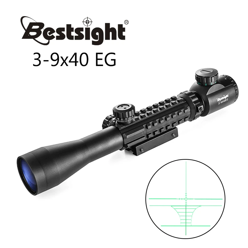 3-9x40EG оптический охотничий прицел с красной/зеленой подсветкой для воздушной винтовки оптика охотничий Снайперский прицел w/ПАРА 21