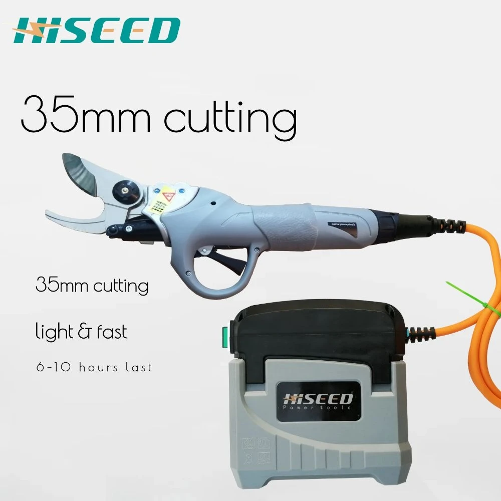 

35 cutting diameter Professional portable electric pruning shears battery powered pruners for vineyard orchards agriculyure CE