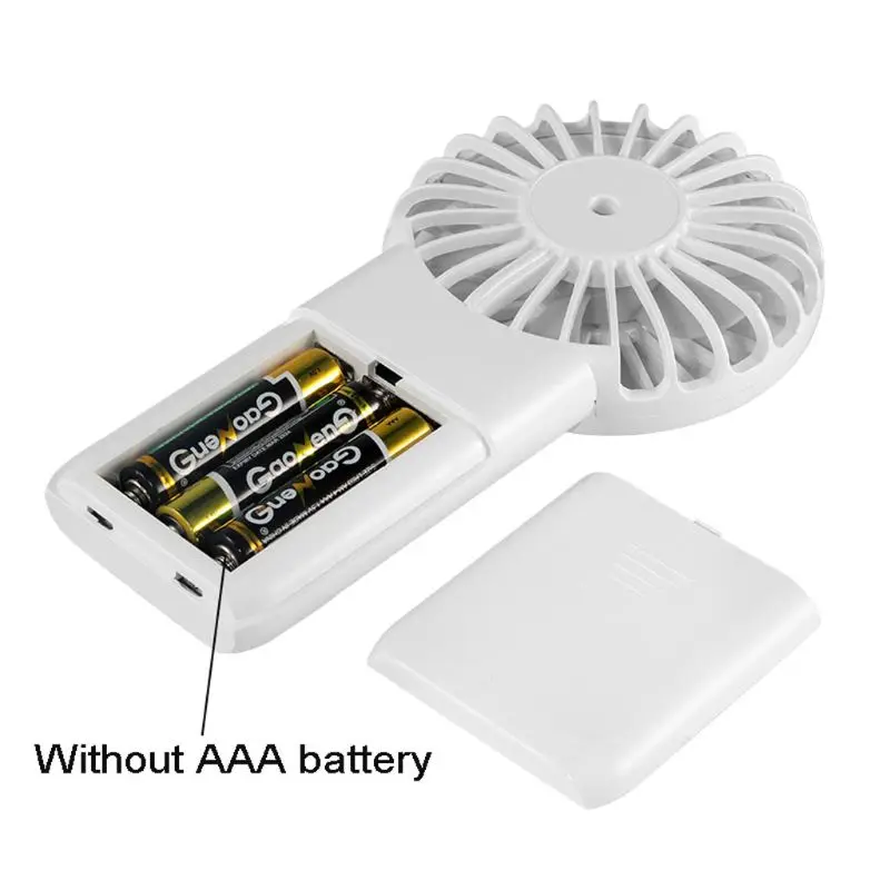 

Mini Portable Pocket Fan Cool Air Hand Held Travel Cooler Cooling Mini Fans Power By 3x AAA Battery For Outdoor Home Office