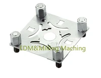 cnc wire edm fixture centering plate 50x50 compatible with er and 3r system er 009214 for wire edm clamp mill tool