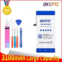 okcftc 3100mah lithium battery for apple iphone 8 plus high capacity replacement batteries for iphone8 plus