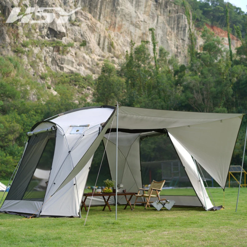 Всесезонная большая палатка для кемпинга многофункциональная от солнца