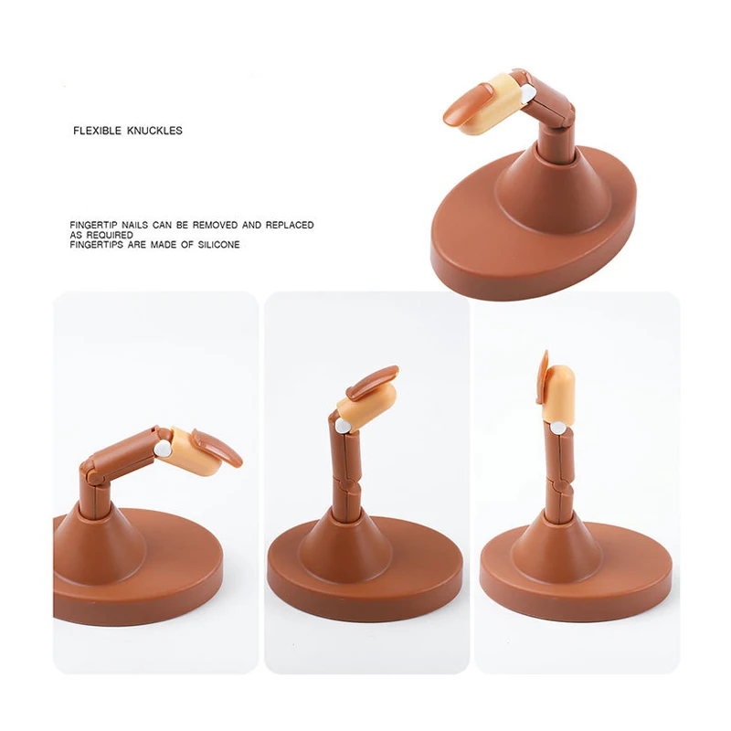 Showing Shelf Manicure Practice Hand Flexible Fingers For Nails Joint Finger Manipulator Nail Set Beginner Training |