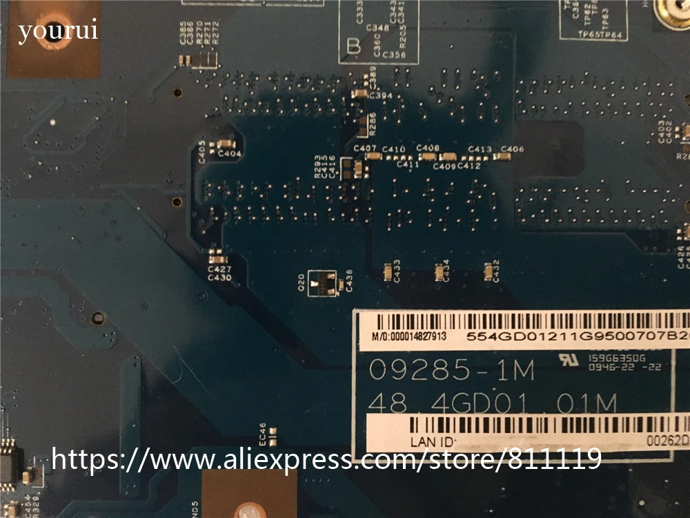 Yourui для Acer aspire 5740 5740G материнская плата ноутбука 48 4gd01.01m MBPM601002 DDR3 100%