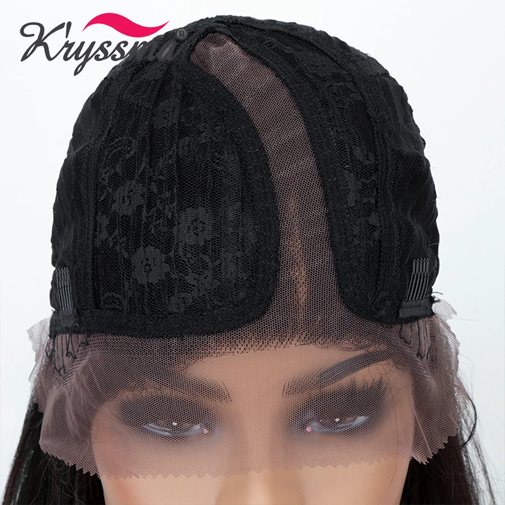 

Kryssma Long Wavy Synthetic Wigs Highlight Brown Wigs For Women L Part Lace Wig Synthetic Wig Mixed Blonde Cosplay Wigs