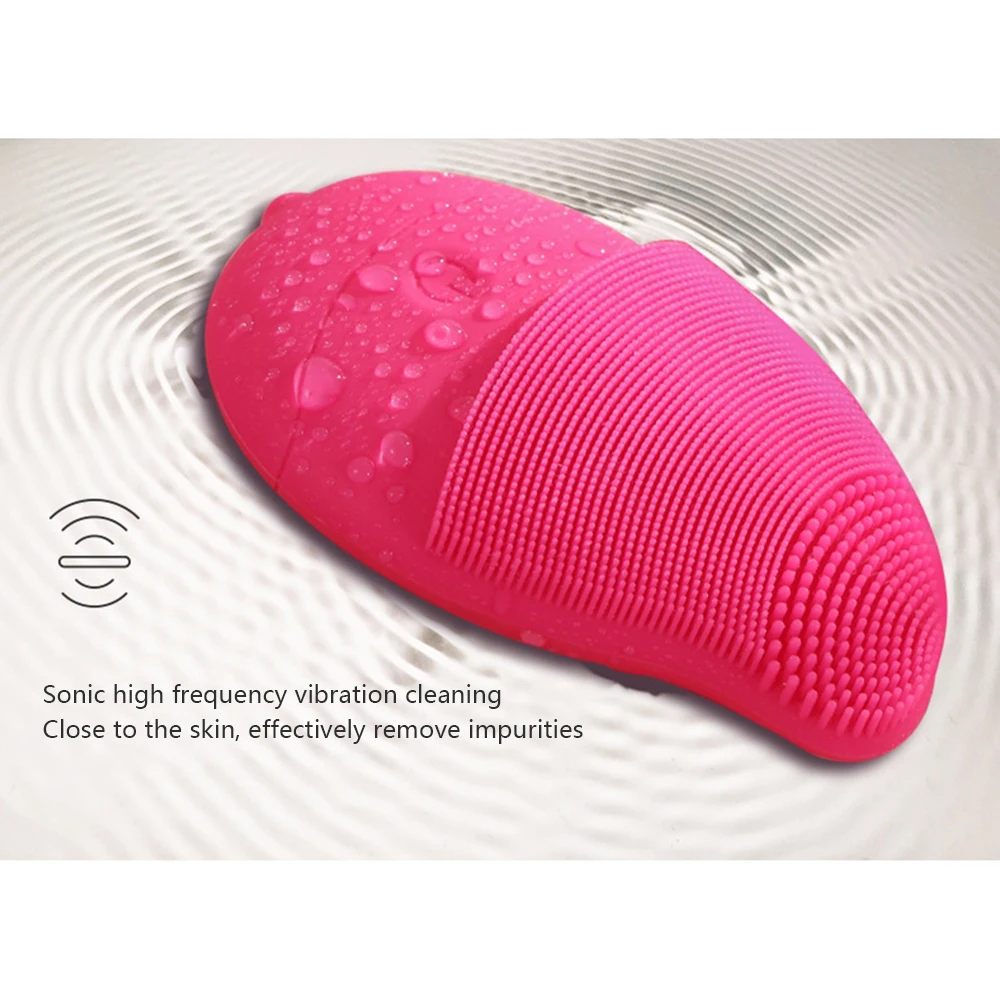 Новая силиконовая щетка для очищения лица водостойкая лицо поры глубокий