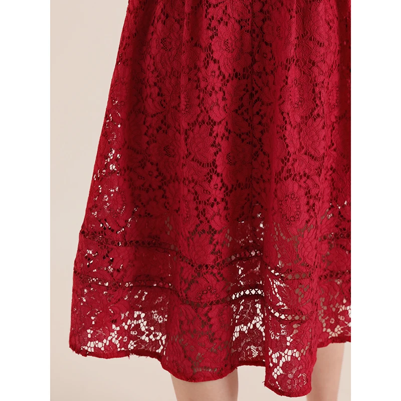 Белое Кружевное Платье женское вязанное крючком с v-образным вырезом бретельками