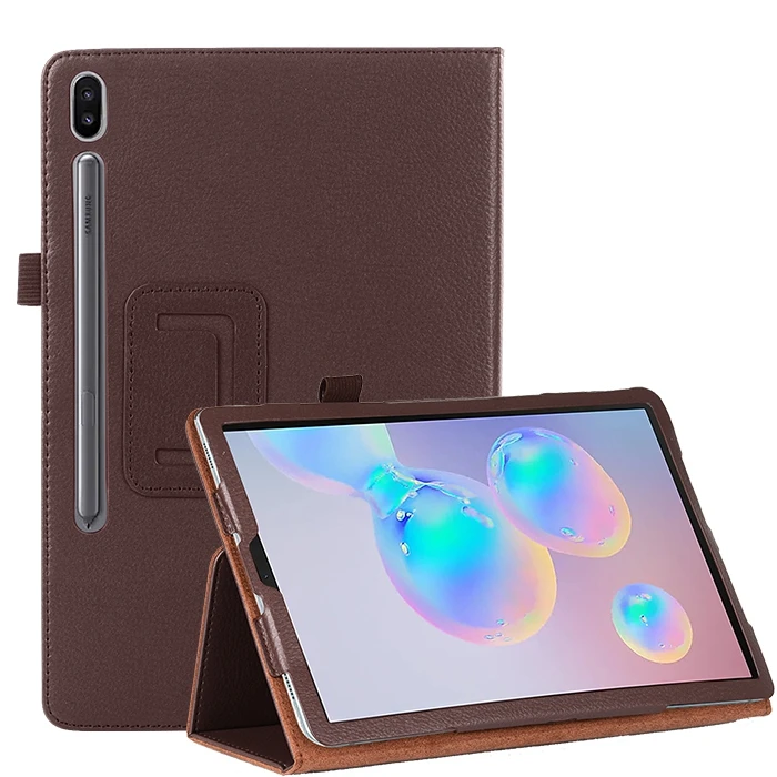 Чехол для Samsung Galaxy Tab S6 10 5 2019 флип чехол из искусственной кожи подставка