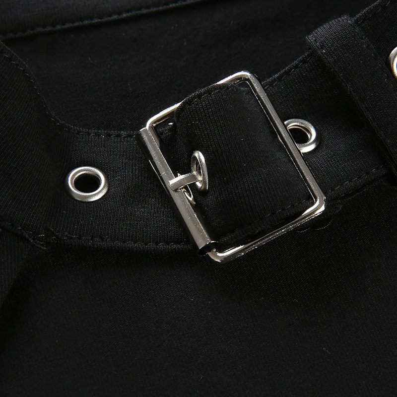 Джазовый костюм черный топ с коротким рукавом и вырезами сексуальная женская