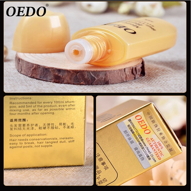 

OEDO Morocco Herbal Ginseng Keratin Hair Treatment Hair Loss Powerful Hair Care Growth Serum Repair Shampoo 30ml