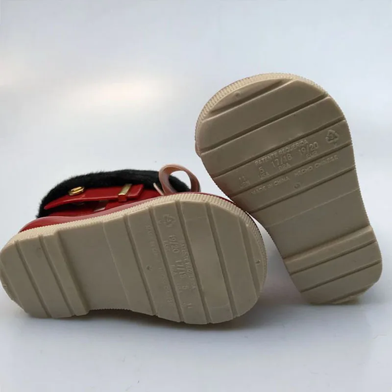 Baby Girls Rain Boots Kids Warm Beauty Bow Rainboots Fashion Non-slip Rubber Shoes Toddler Jelly shoes | Детская одежда и обувь