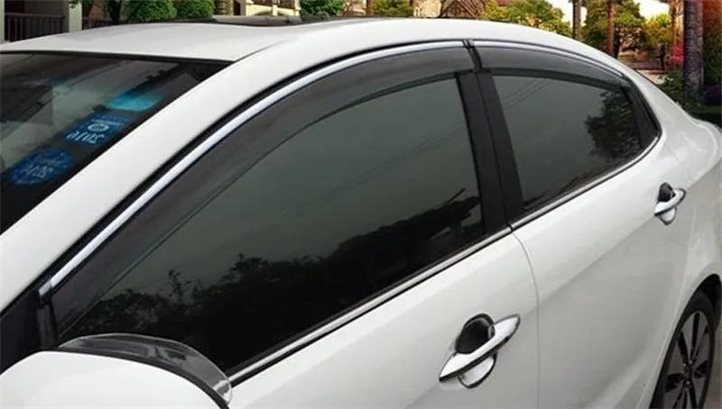 Для Nissan QASHQAI J10 J11 2008- автомобильный Стайлинг окна автомобиля дождь щит укрытия крышка ABS солнцезащитный козырек