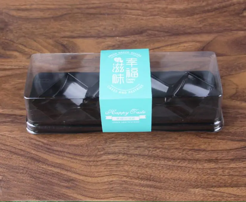 100 шт. упаковка для выпечки коробка торта швейцарский рулон четыре штуки