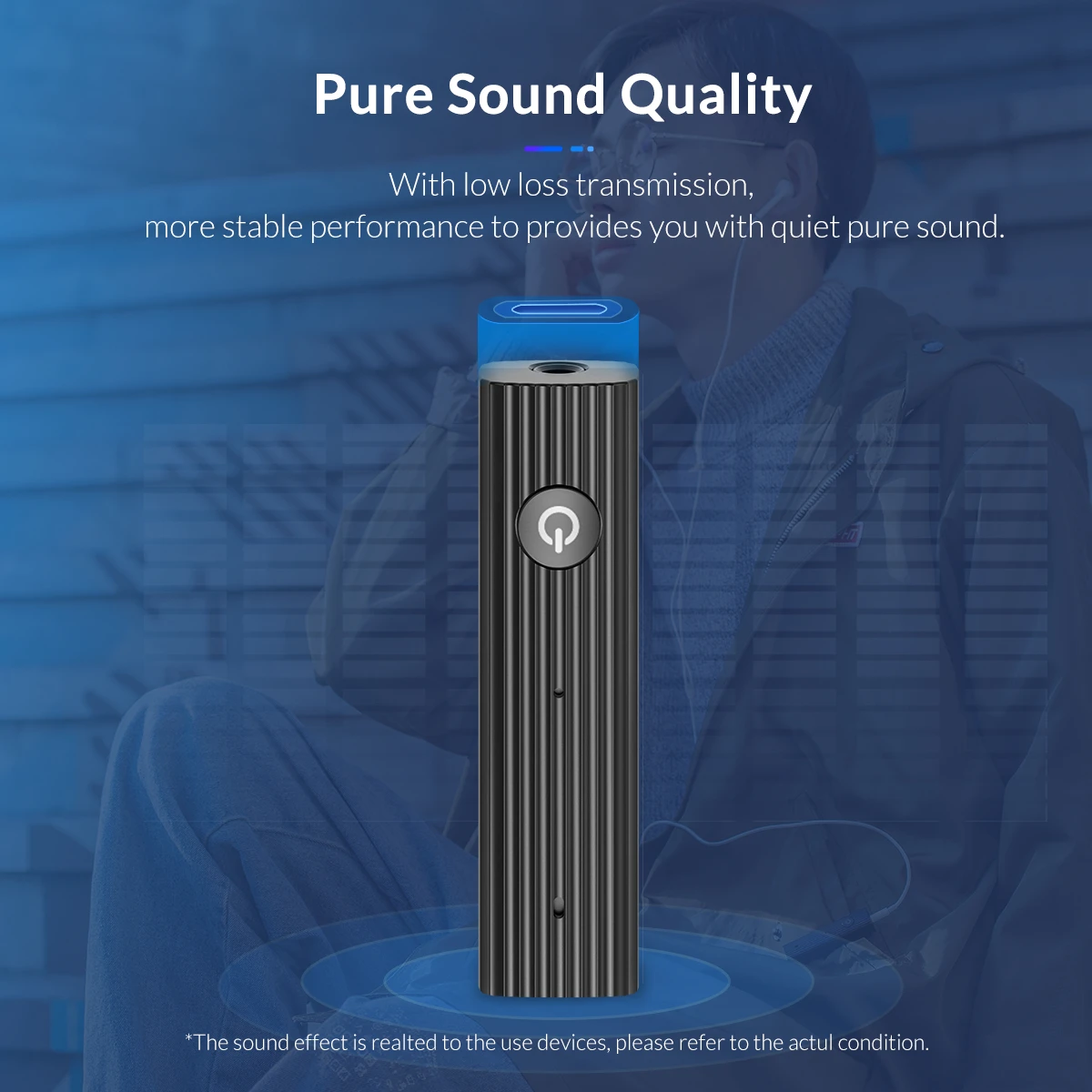ORICO Bluetooth 5,0+ EDR аудио приемник 3,5 мм AUX адаптер Наушники динамик музыка беспроводной Bluetooth адаптер 20 м Диапазон