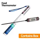 Цифровой пищевой термометр для барбекю, электронный кухонный градусник с ЖК дисплеем для мяса, воды, молока, мяса