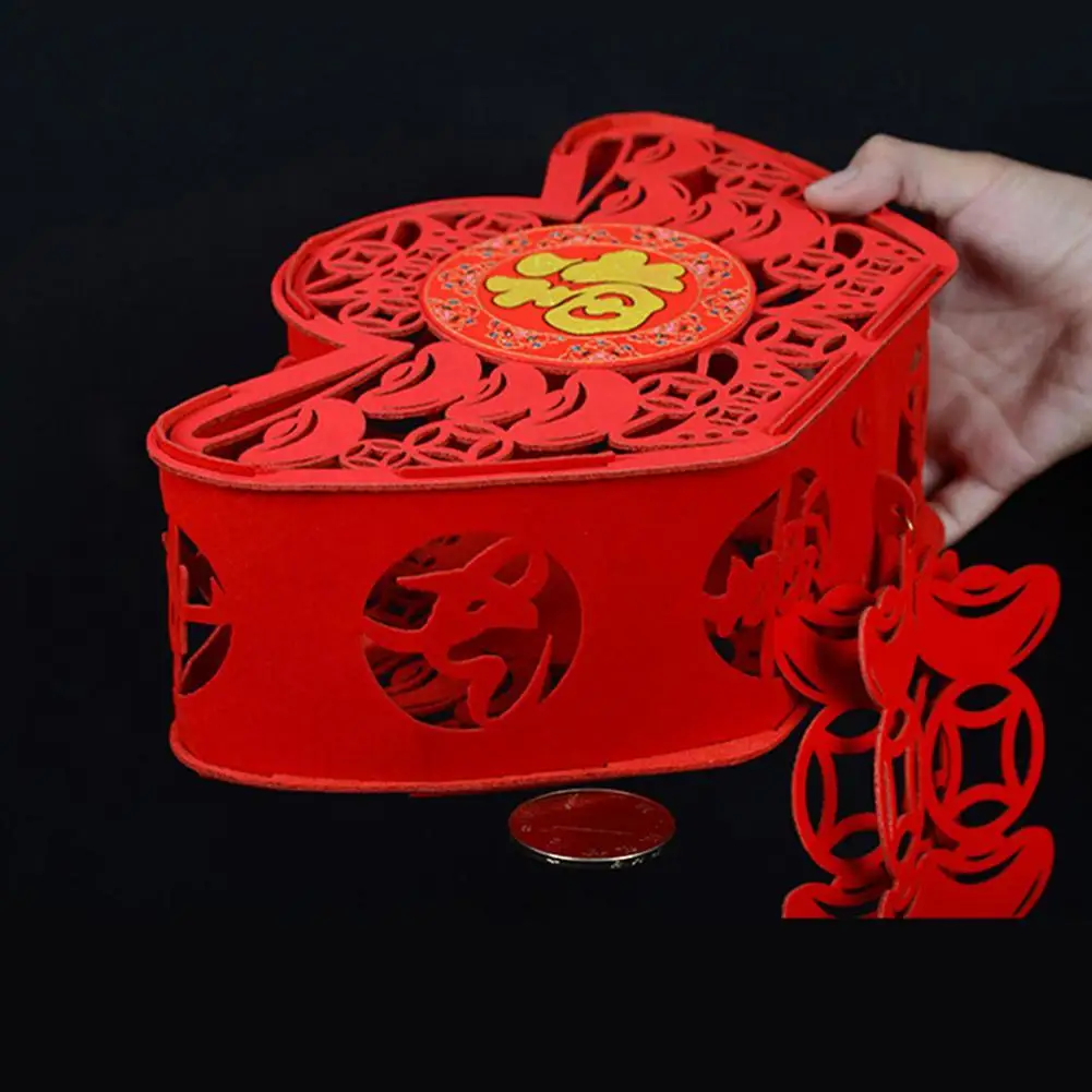 

2020 Waterproof Good Fortune Red Paper Lanterns for Chinese New Year Spring Festival Party Celebration Home Decor