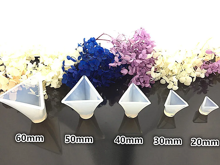 Crystal drop gel cube silica mold DIY hot style pyramid energy tower | Украшения и аксессуары