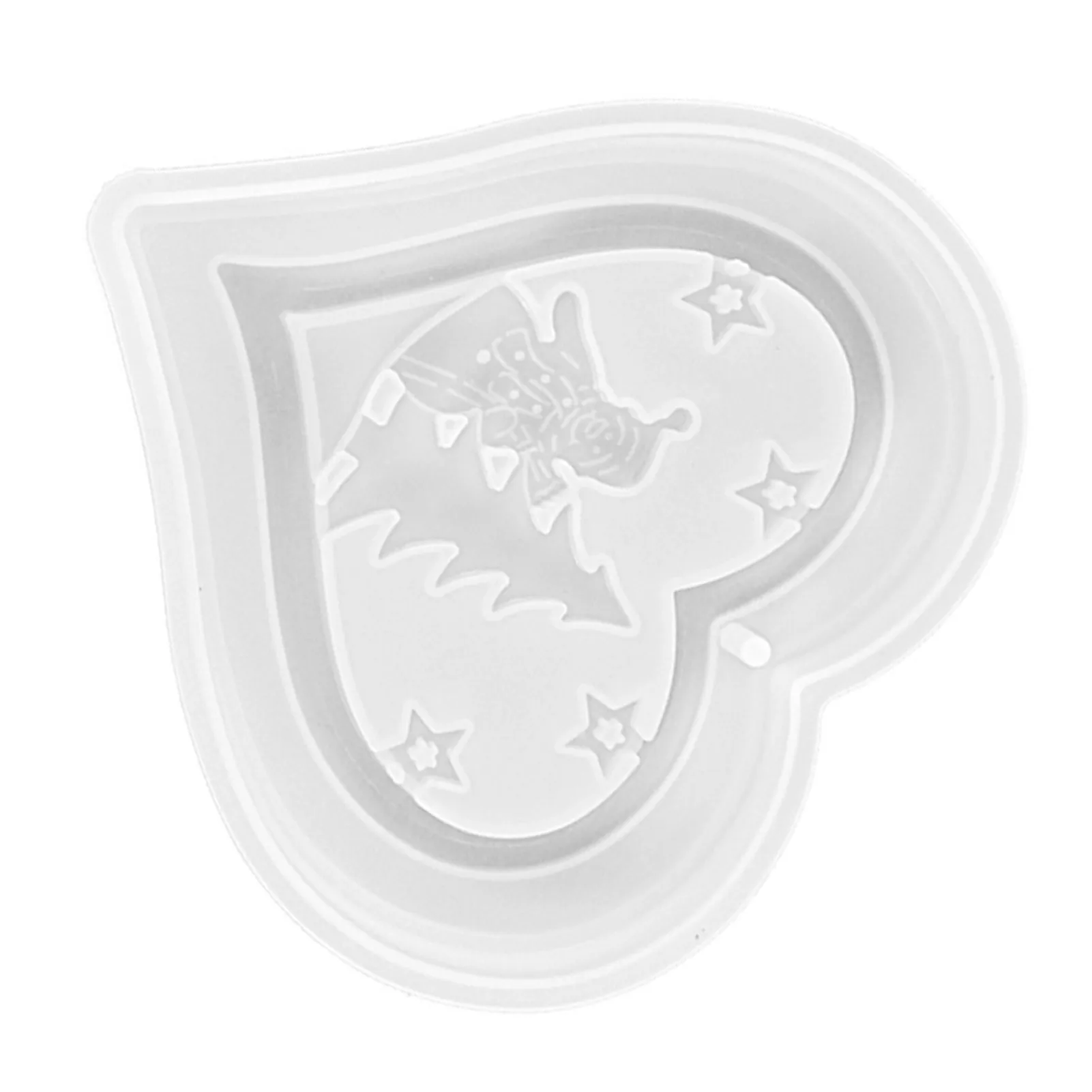 

DIY Crystal Epoxy Durable Christmas Tree Heart Shape Mold Craft Making Tool