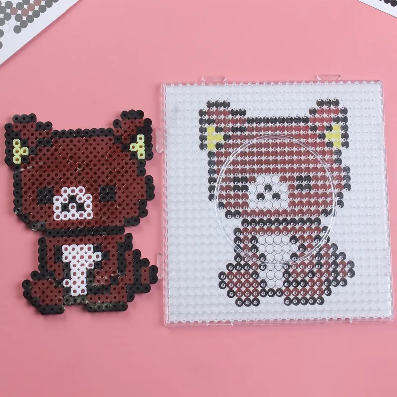 Детские 3D Пазлы игрушки 12 шт./компл. Hama Beads 24 шаблона 1:1 листов шаблоны для перлса