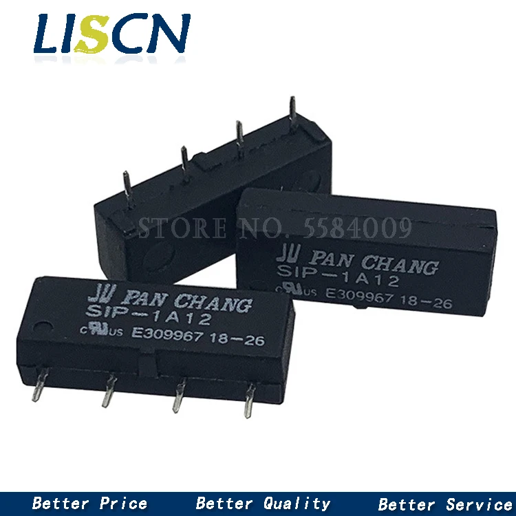 Реле Герконовое SIP-1A05 5V SIP-1A12 SIP-1A24 12V 24V 4PIN DIP DC5V/DC12V 2 шт. | Строительство и ремонт