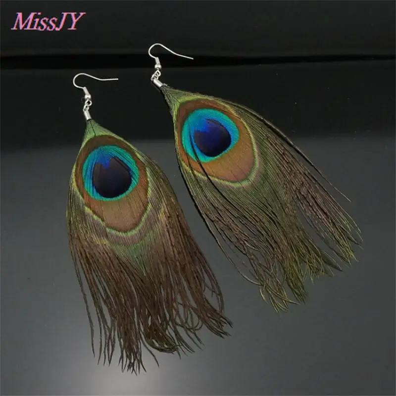 1 пара длинные висячие серьги с кристаллами | Украшения и аксессуары