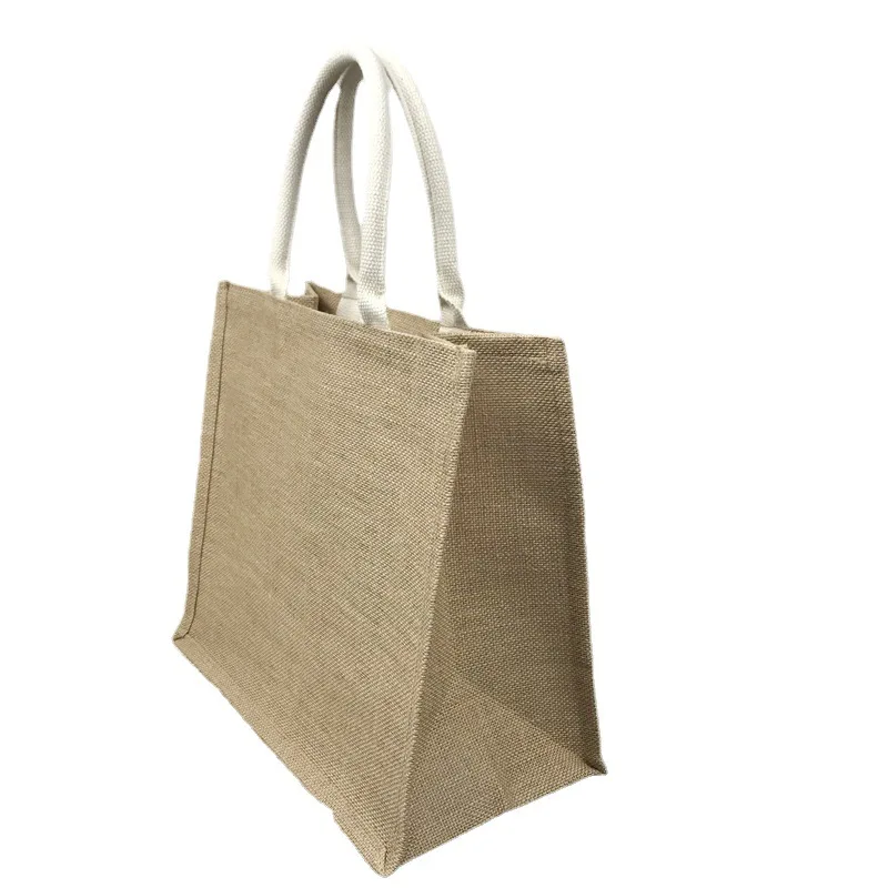 

W&G Nordic retro jute bag cotton linen bag shopping bag canvas bag