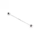 Мужская рубашка, французский воротник, круглая брошка с металлической застежкой, зажим для штанги, нагрудная палка для мужчин, модные аксессуары для ювелирных изделий