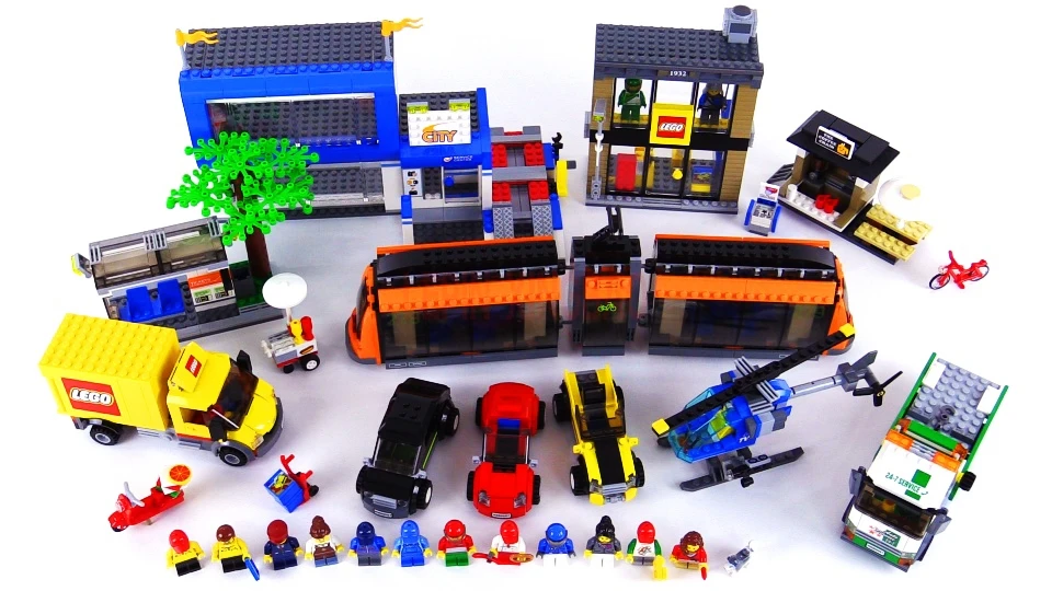 LEPIN 02038 LP 02008 02010 02009 21005 21006 21007 02038 02039 02117 02118 lelepins поезд Buillding блоки кирпичи клон 60052 60098 60051 - Цвет: LEPIN 02038