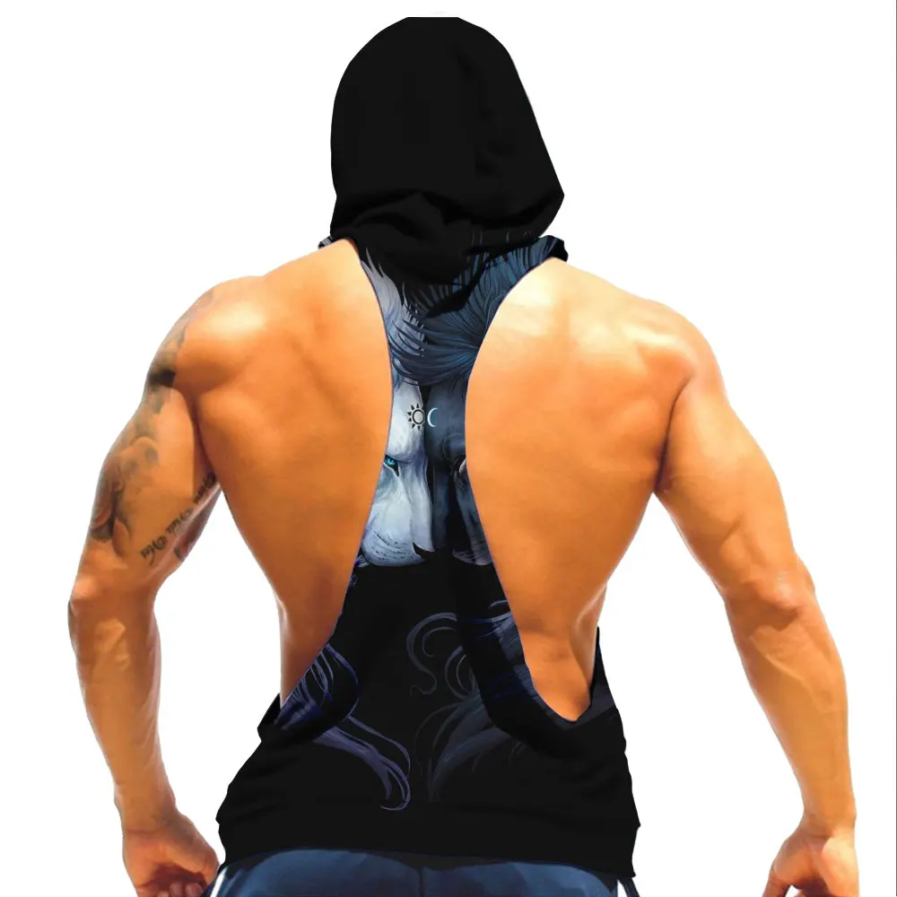 MUSCLE ALIVE, мужские толстовки для спортзала, бодибилдинга, майка для занятия фитнесом, спандекс, спортивная одежда, мужская одежда, худи без рукавов, толстовки