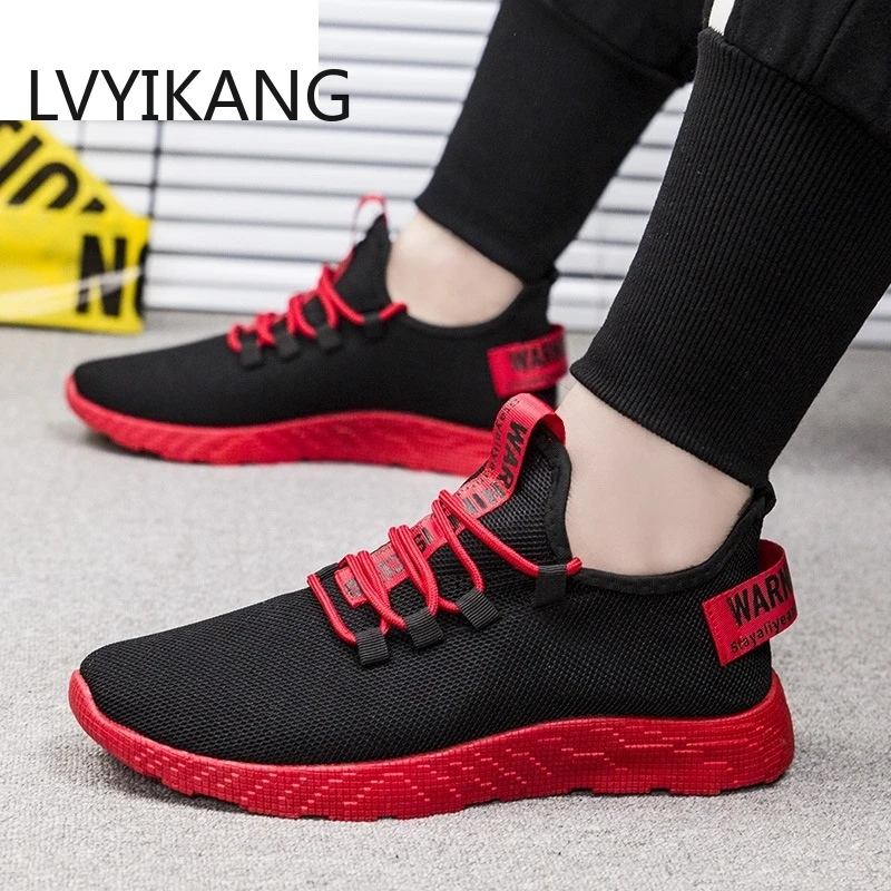 2019 New Mesh Men Casual Shoes -up Lightweight Comfortable Breathable Walking Sneakers Tenis Feminino Zapatos |
