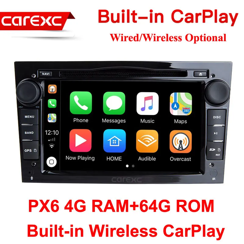 PX6 64G ROM CarExc Android 9,0 с CarPlay Автомобиль Радио DVD плеер gps для OPEL Vauxhall OPEL Antara Corsa D 2006 2007 2008 2009 2010 2011/Опель - Цвет: PX6 64G ROM