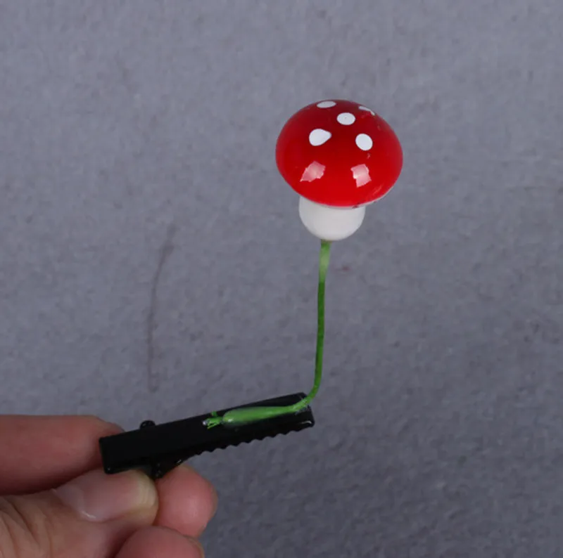 Модный милый зажим для волос ухода за растениями цветами травой грибочками| |