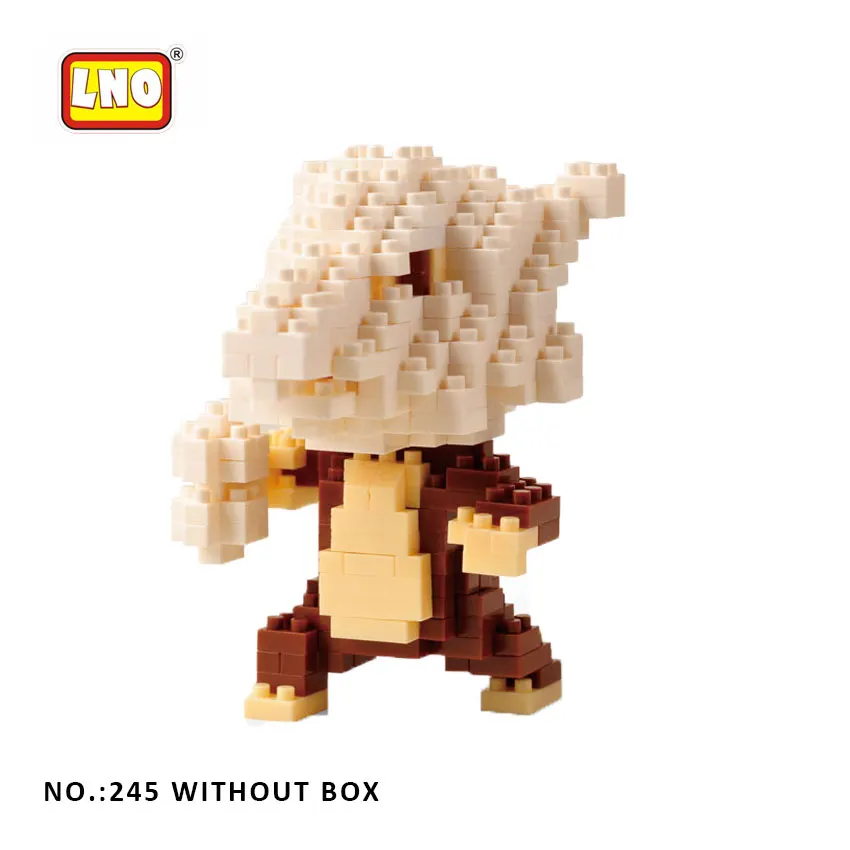 245 without box LNO строительные блоки, игрушки, аниме покебол, фигурки Пикачу, мини-блоки для детей и взрослых, строительные блоки, мини-карманные игрушки монстра для детей - Цвет: 245 without box