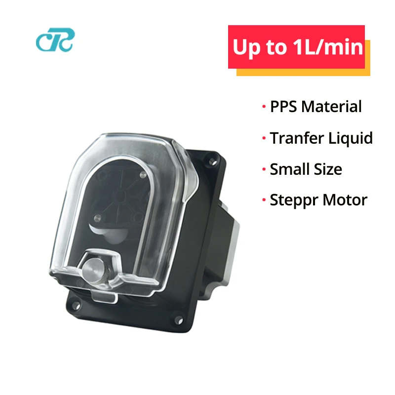Перистальтический дозирующий насос с шаговым двигателем максимальный 1 л/мин