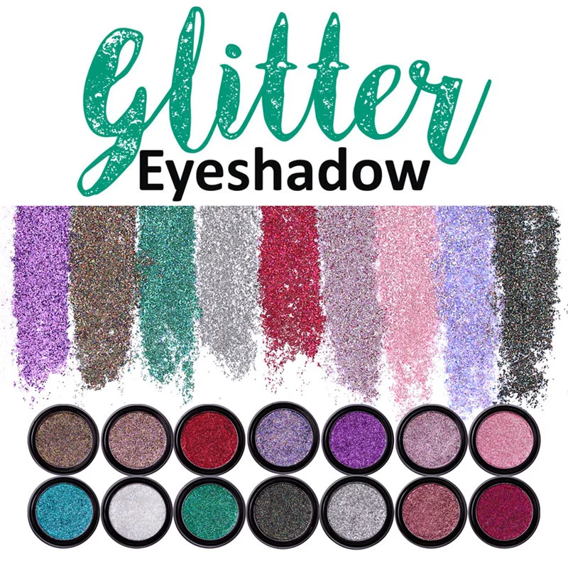 1 шт. металлические блестящие тени для век палитра макияжа водостойкие матовые