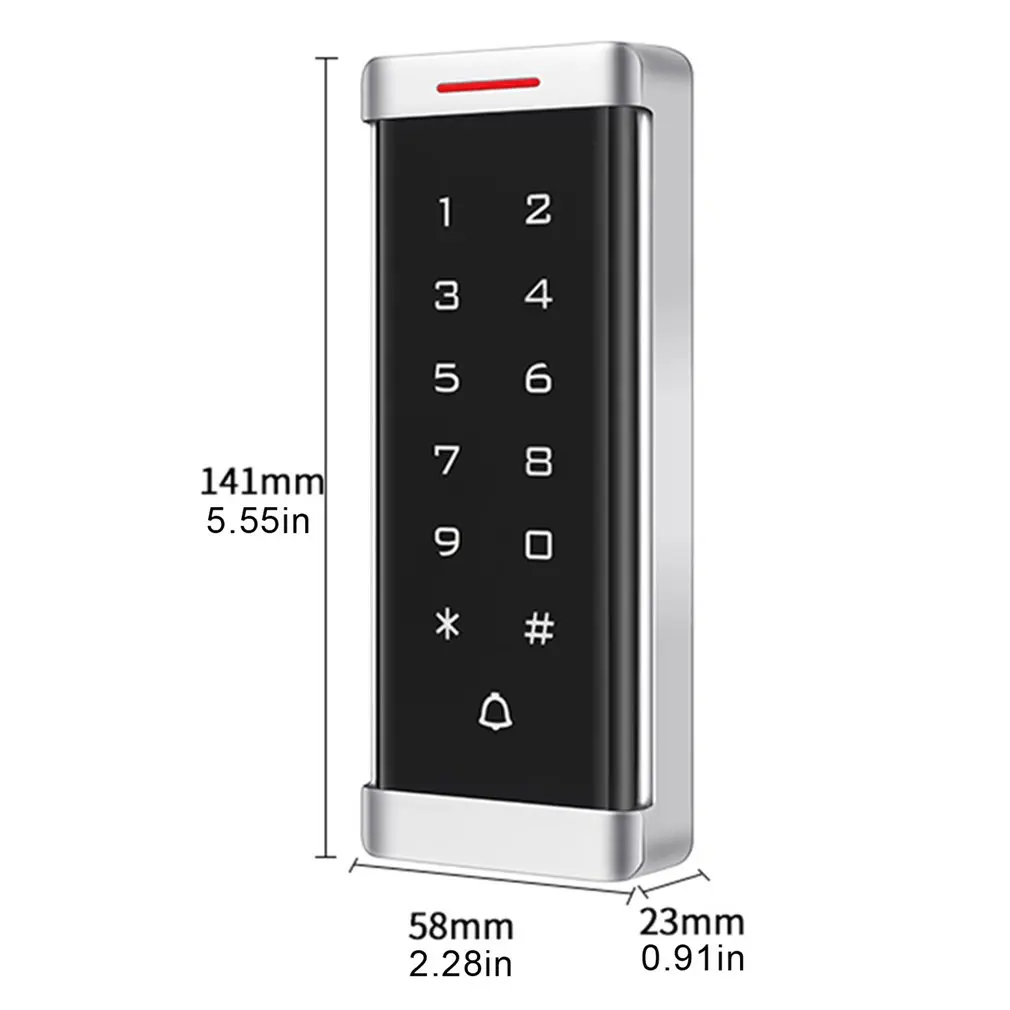 

T6 Non-waterproof Touch Metal Access Control Standalone Machine Biometric Electronic Door Lock Access Control Machine