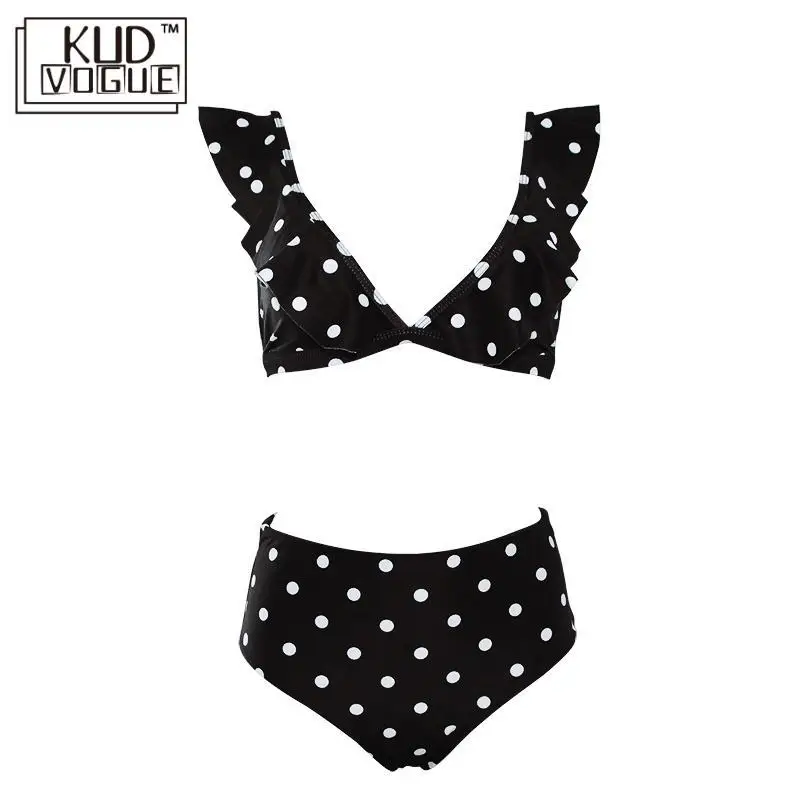 Новинка женский бюстгальтер пляжная одежда бикини с волнистыми листьями лотоса