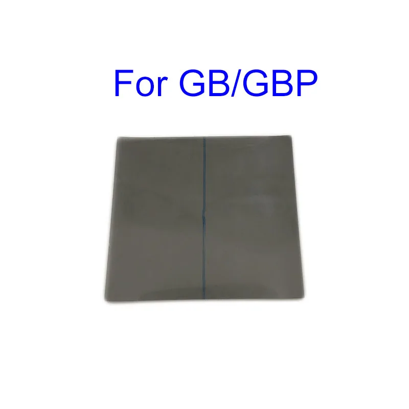 For GB GBP 10 шт. поляризационный поляризатор фильтрующая пленка лист для GB DMG GBP GBA GBC GBA SP NGP WSC экран с подсветкой изменить часть поляризующая пленка - Цвет: For GB GBP