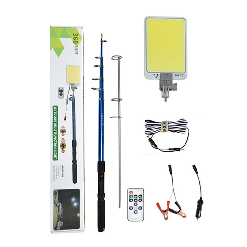 Портативный светодиодный уличный фонарь foco 12 В прожектор ip65 перезаряжаемый для