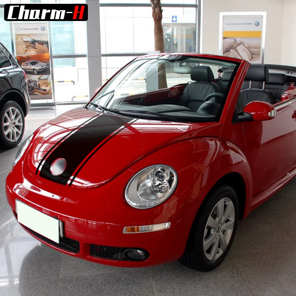Автомобильный Стайлинг ралли спорт фотоальбом для Volkswagen Beetle 2002 2006 капот крыша